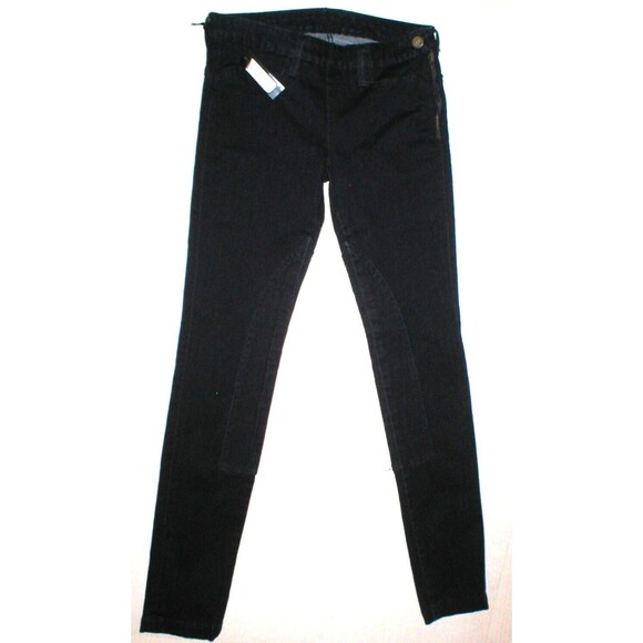 New Womens NWT William Rast Designer Jeans 26 Skinny Dark Fox C Riding Pant - Picture 1 of 8